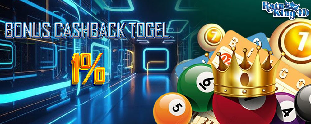 Cashback Mingguan Toto 1%